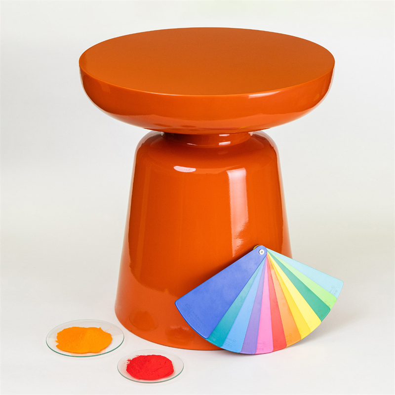 Custom powder-coated steel furniture – application example 2